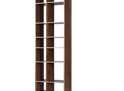 Modern Brown Wood Bookshelf Living room Shelves Furnishings new Furniture